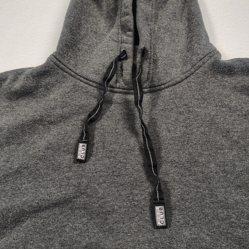 Pro Club Heavyweight Charcoal Gray Hoodie Sweatshirt teen Size S baggy pullover - Picture 3 of 9